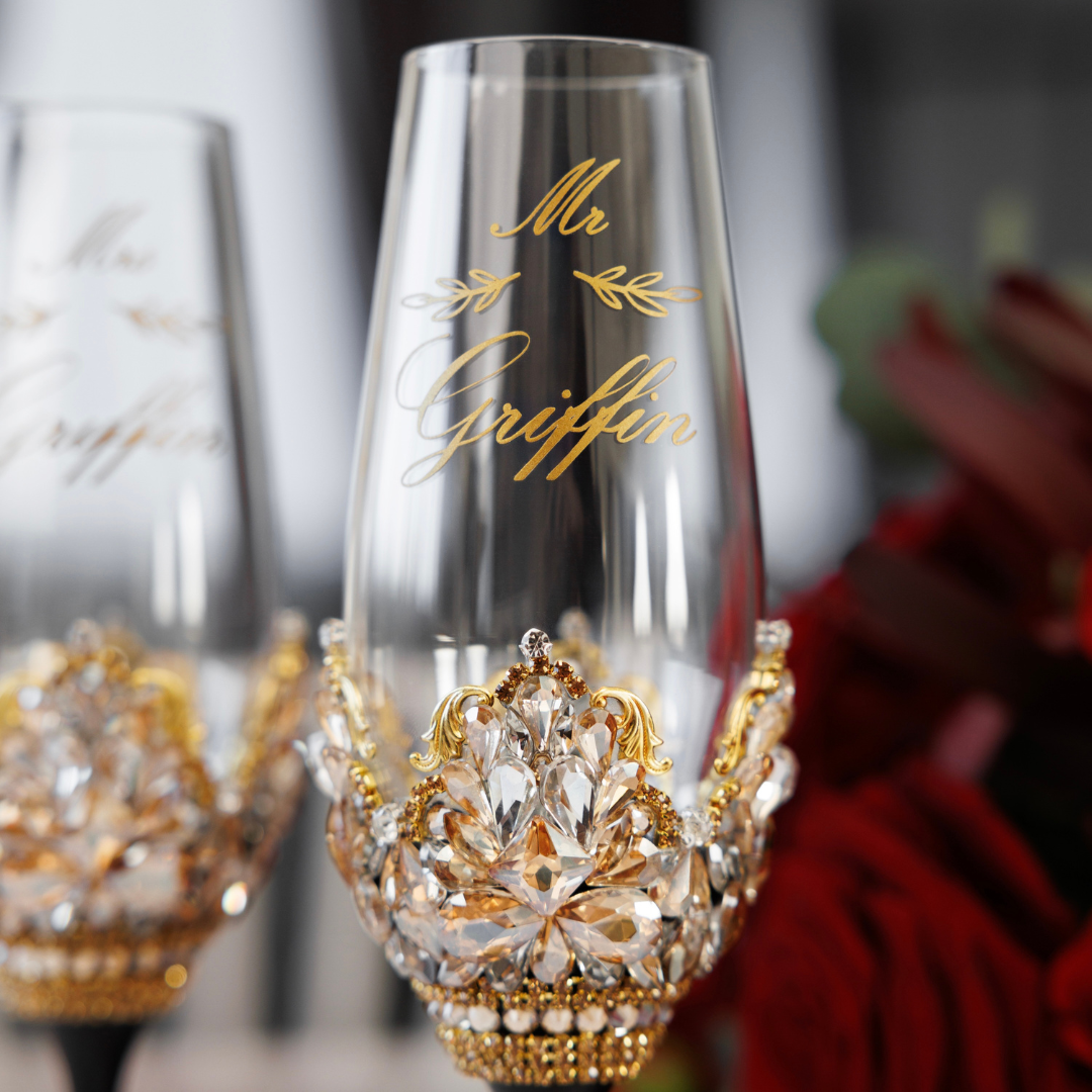 Valencia Black & Gold Flutes - The Èlliance