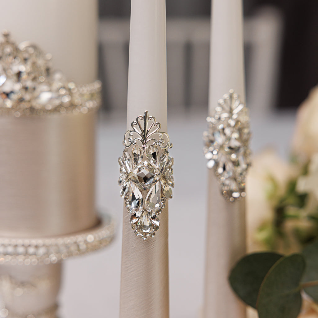 Valencia Ivory Flutes & Cake Knife Server Premium Set