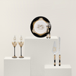 Valencia Black & Gold Flutes & Cake Knife Server Classic Set - The Èlliance