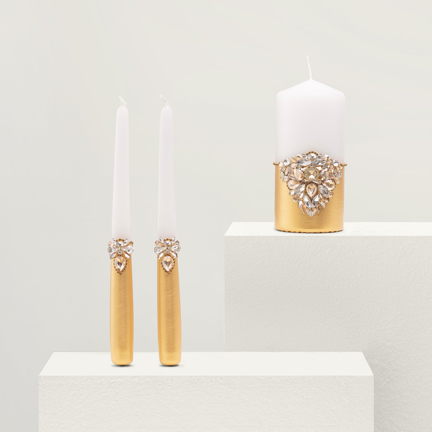 Gloria Gold Candles