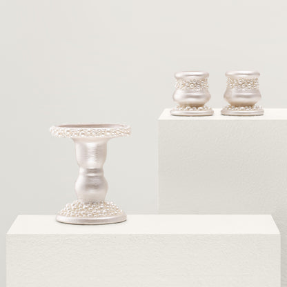 Pearl Candle Holders set