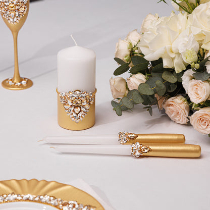 Gloria Gold Candles