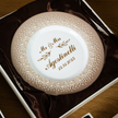 Pearl Beige Flutes & Cake Knife Server Classic Set