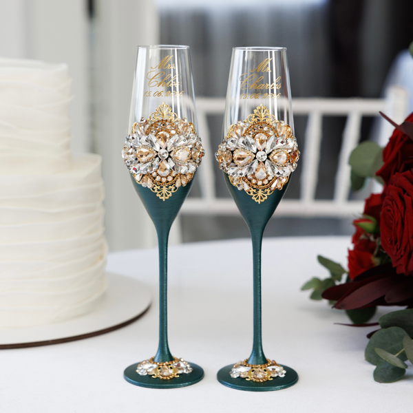 Rose Emerald Flutes