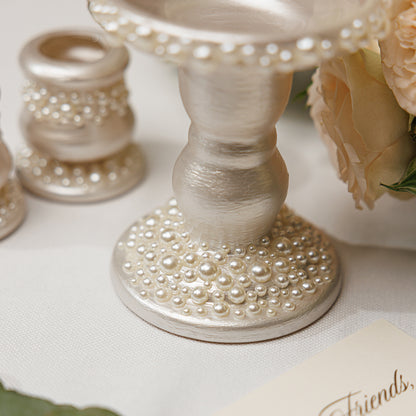 Pearl Candle Holders set