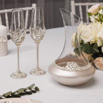 Ivory Wedding Decanter | The Èlliance Valencia Collection