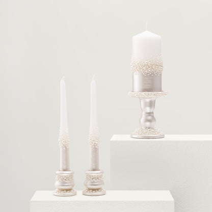 Pearl Candles Set