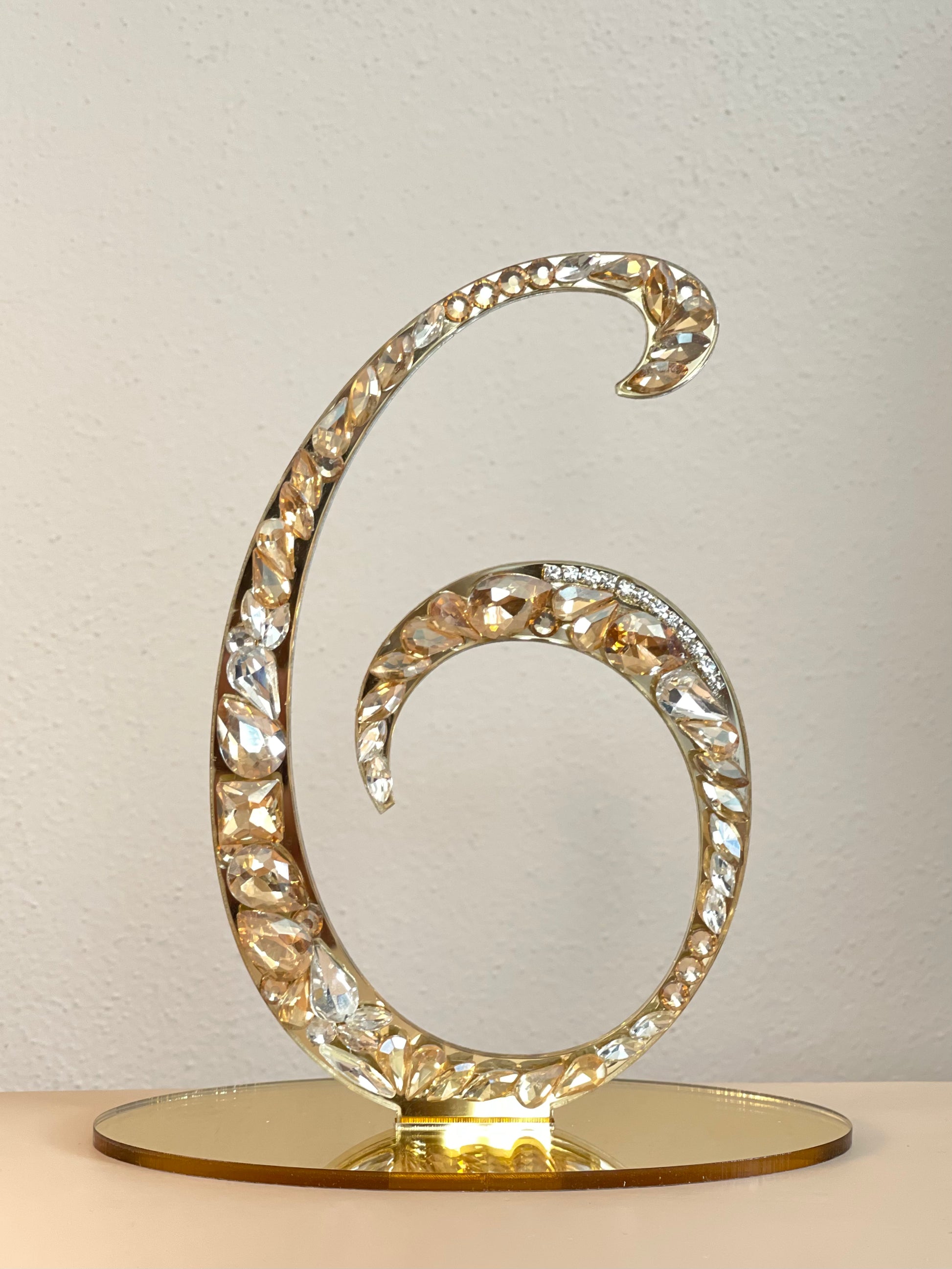 Table Numbers Gold (10)