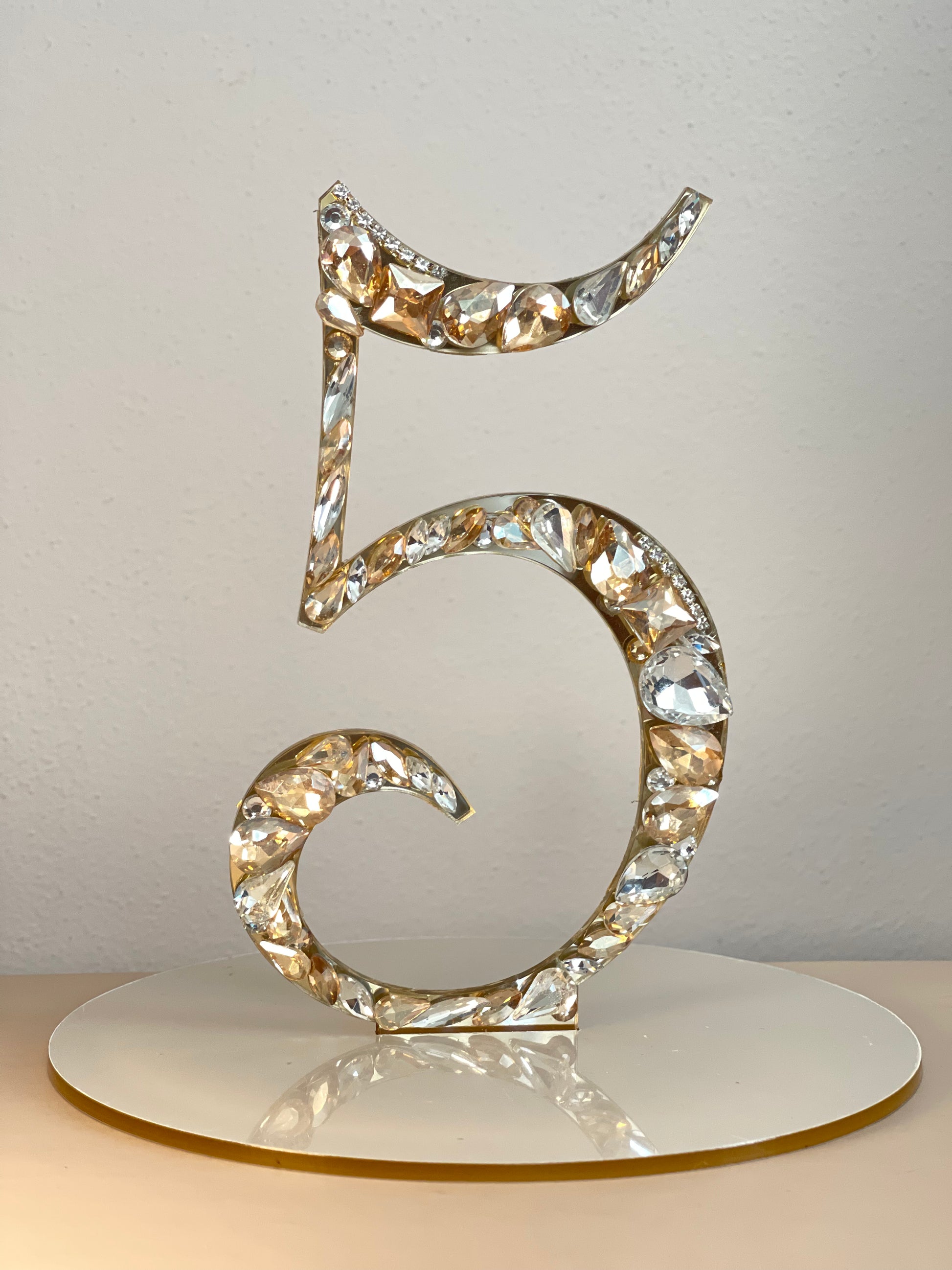 Table Numbers Gold (10)